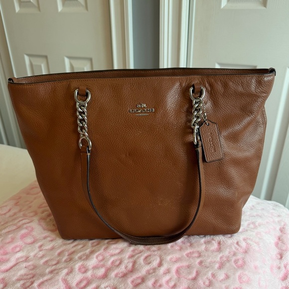 Coach Leather 36600 Tote with Silver Accents
Size: OS - Picture 3 of 13